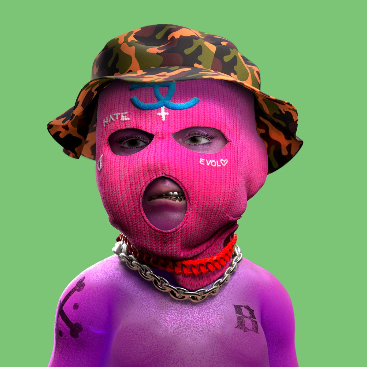 I'm feeling grateful and gonna let ya'll take advantage of that.

-Follow
-Like and RT

Win this G'EVOL! I'll randomly select by Monday 12pm EST. <a href="/GEVOLsNFT/">G'EVOLs</a> <a href="/_KidEight/">KidEight 💎 😇 😈</a>