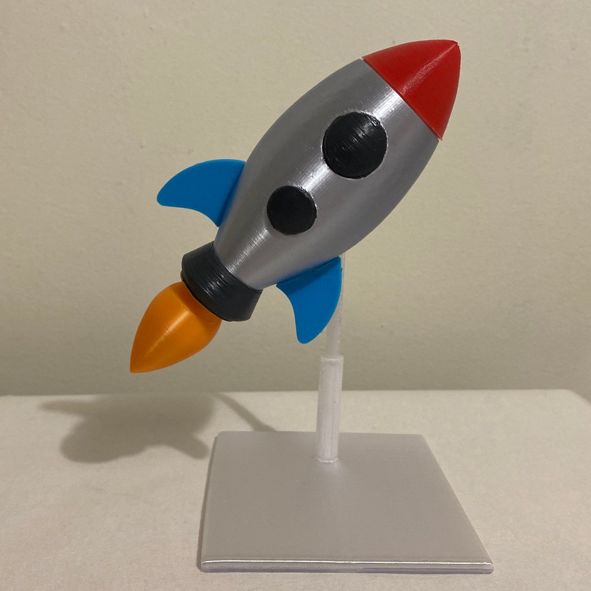 Excited to share the latest addition to my #etsy shop: Rocket Ship Emoji 3D Print Sculpture with stand *WSB WallStreetBets* https://t.co/ChAqhhq0W5 #stonks3d #tothemoon #3dprinted https://t.co/Up2uKEY8uZ