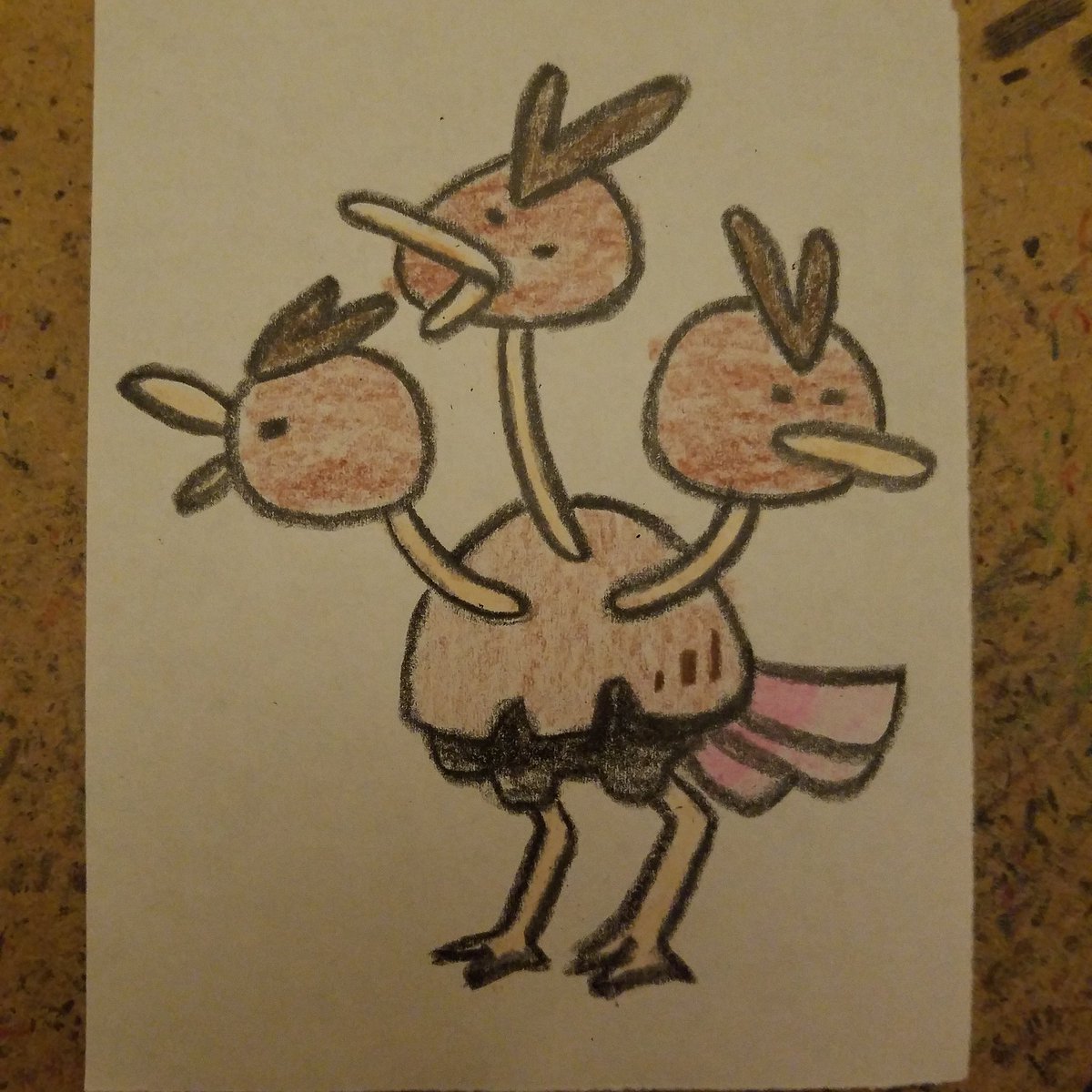 ThePartyTable's tweet image. #PokemonADay 85 DODRIO!!!

#Dodrio #Pokemon #Pokemon25 #PartyTableDrawings #PartyForThePartyGods