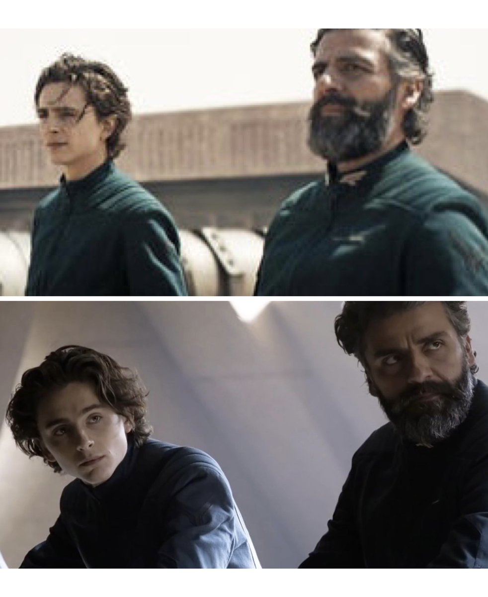 Uncle Poe and Paul vs. Admiral Dameron and cadet Solo