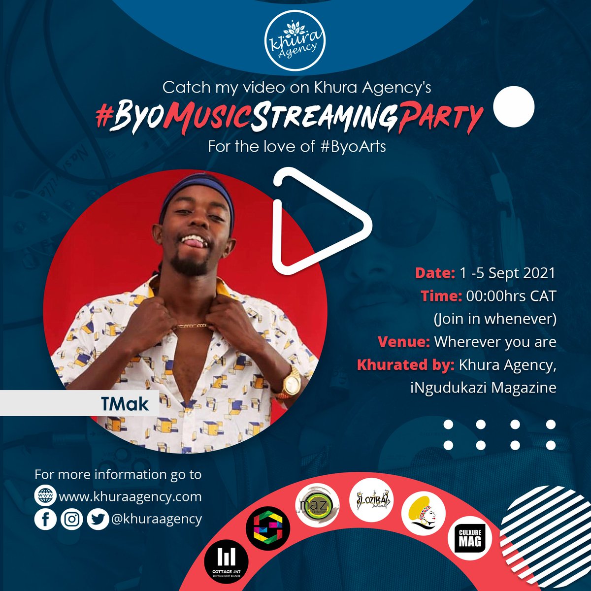 KhuraAgency's tweet photo. Meet @tmakmusic, award winning rapper/singer from Bulawayo. He uses creativity &amp; innovation to pave the way for future artists. Watch his video for ‘Handina kugeza’.
#ByoArts #CulxureZW #EzakoNtuthu #ForIngudu #ByoMusicStreamingParty

Watch it here: https://t.co/xJzyrTif1F https://t.co/goEb2wxNnw