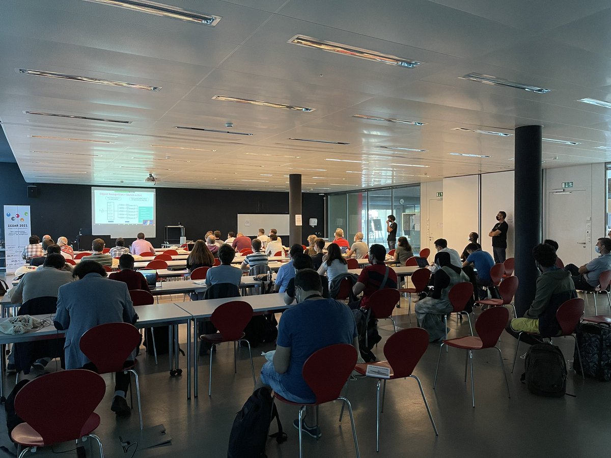 #GREC2921 <a href="/icdar2021/">ICDAR 2021</a> Professor Timothy Hospedales (University of Edinburgh) is giving a keynote talk on 
« All about Free-hand sketch »