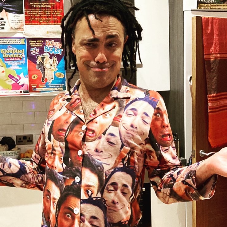 The Emperor’s signature costume is indeed a glorious garment. Made from comfy material and with a beautiful classy design. 

Some subjects have asked about purchasing pyjamas with the Emperor’s image on and why not? You could wake up with the emperor!  #zooxaloo #micronations