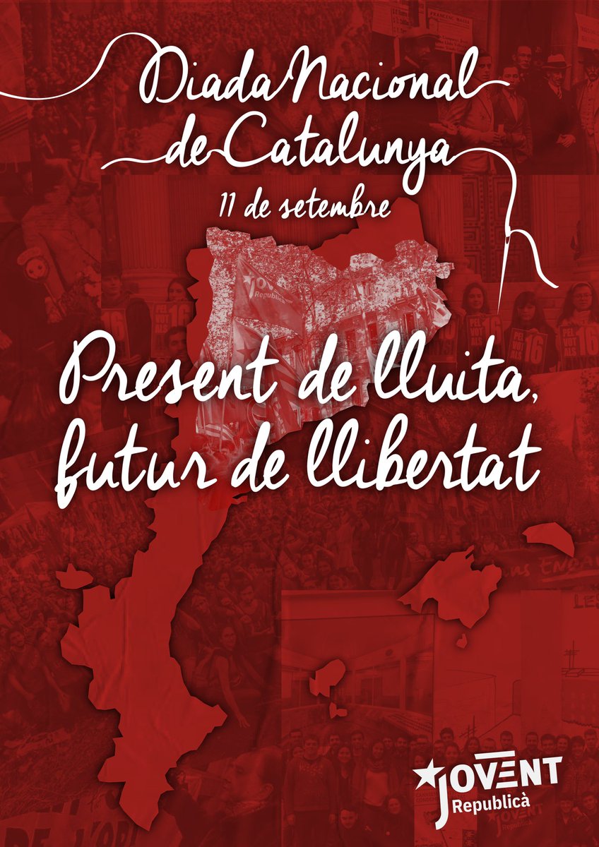 JoventRepublica's tweet photo. L’11S, com hem fet sempre, serem als carrers amb tota la determinació, força i compromís

Sabem que més d’hora que tard aconseguirem els nostres objectius perquè lluitar avui és garantia d’un futur de llibertat i victòries 💪

📝 Manifest: https://t.co/4g3c4Ch2Jj https://t.co/g34uYm5Jux