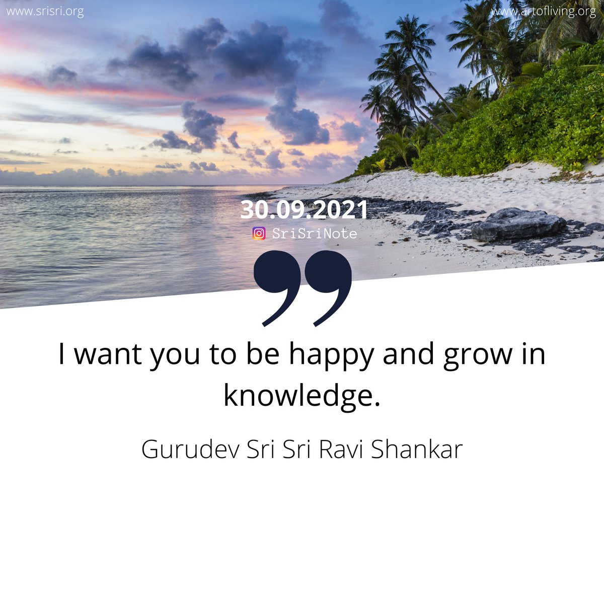 BreathWGrace's tweet image. #SriSriNote: I want you to be happy and grow in knowledge. - @SriSri

#Happy #Knowledge #Wisdom #SriSri