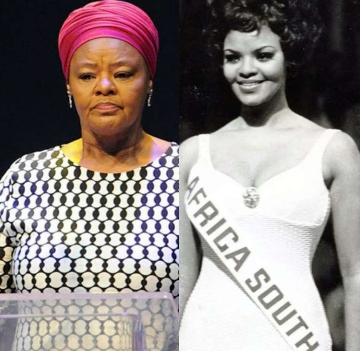 Cynthia Shange first black woman to represent SA in Miss World in 1972❤️❤️❤️