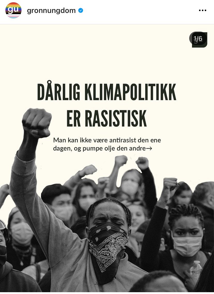 Grønn Ungdom og MDG er så uendelig mye mer opptatt av identitet enn de er av å få gjennomslag for politikk som kutter utslipp.