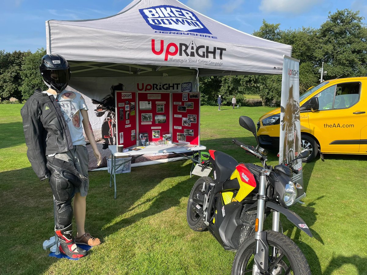 UpRightDerbys's tweet photo. All set up and ready for you guys. 
Look at that sky☀️!! We don’t have many of those left this year so enjoy it while you can. #PopUpRight is at #TittesworthRes from 10-2 today. https://t.co/W9TQE5nceo