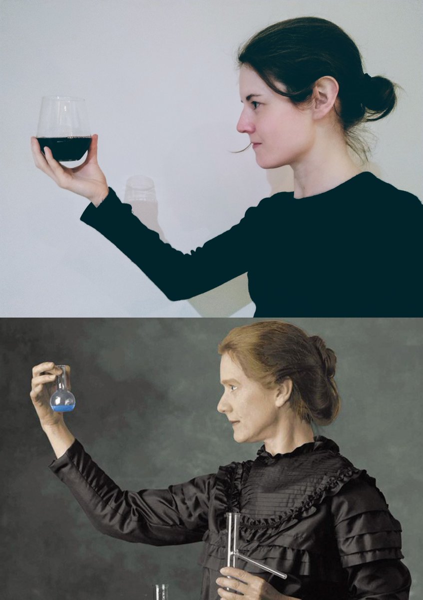 hwithonel's tweet image. The six stages of #lockdown:
1. Denial
2. Anger
3. Bargaining
4. Depression
5. Acceptance
6. Re-creating likenesses of your favourite scientists*
*involving wine
#WomenInSTEM #AcademicChatter #chemtwitter #AcademicTwitter #NobelPrize #COVID19Aus