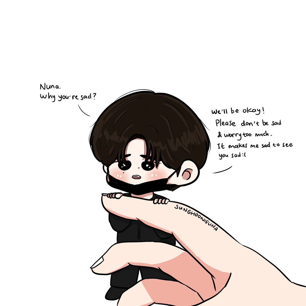 sunghoonieuna's tweet image. Let's pray for each other health &amp;amp; happiness!🤍
Get well soon ENHYPEN, stay strong ENGENE🤍
#ThingsWillGetBetter #Always_with_ENHYPEN #ENHYPENFanart @ENHYPEN_members