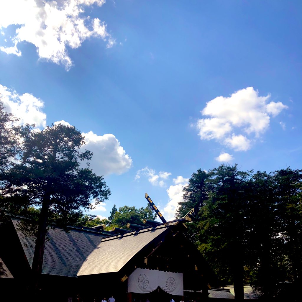 今日も神社へ。北海道神宮。人わりと多いな〜と思ったら七五三のお参りなのね。愛車のお祓いもたくさん。御朱印の受付が薬局とか郵便局みたいでした(受付番号呼び出し) 