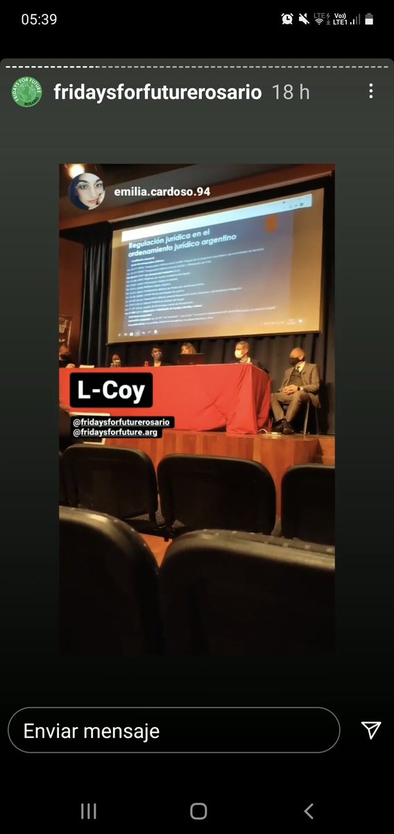 <a href="/fffrosario/">Fridays for future Rosario</a> L-COY Rosario Faculta de Derecho Panel de Justicia y Derocho Ambiental FNGA