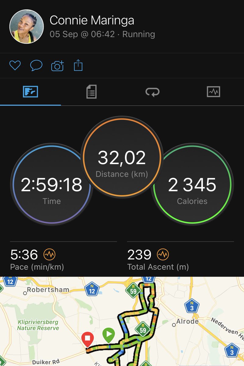 Connie____M's tweet image. Saturday 32km… Spring vibes 🌼🌼🌼#RunningWithTumiSole #FetchYourBody2021 #SpringRuns