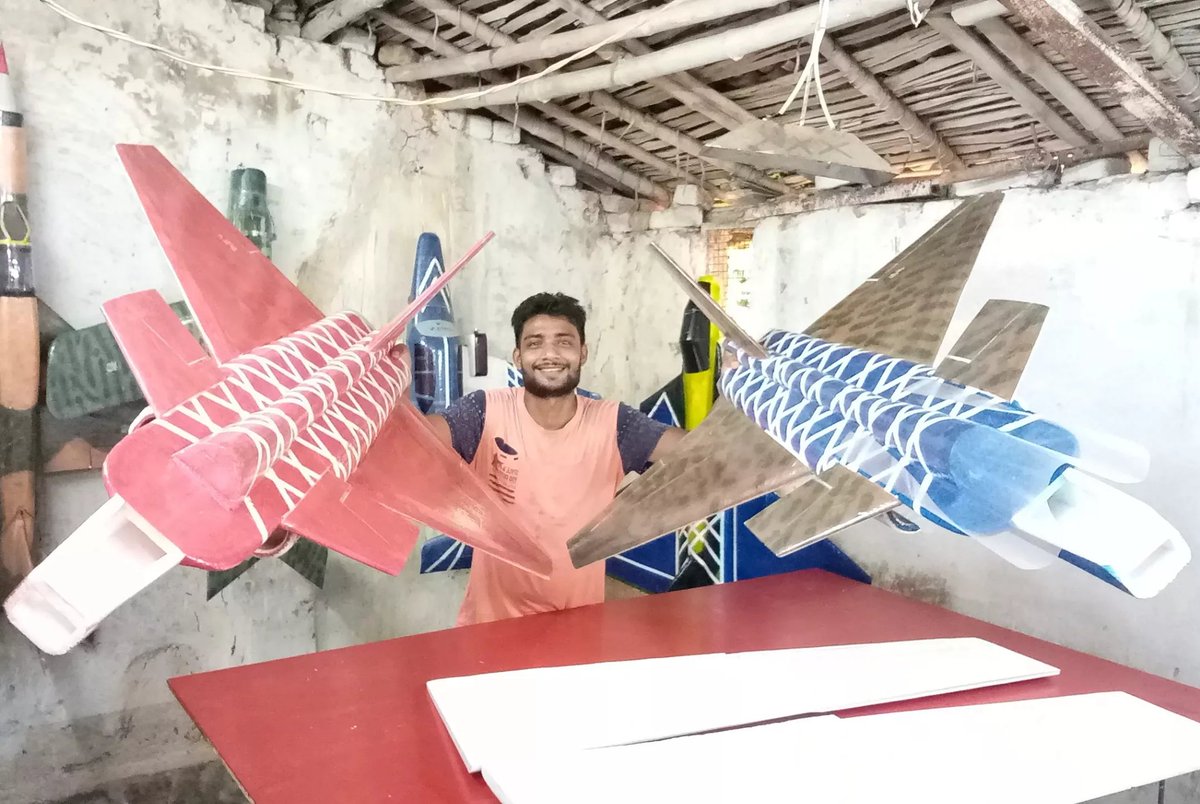 New rc plane Rafale making