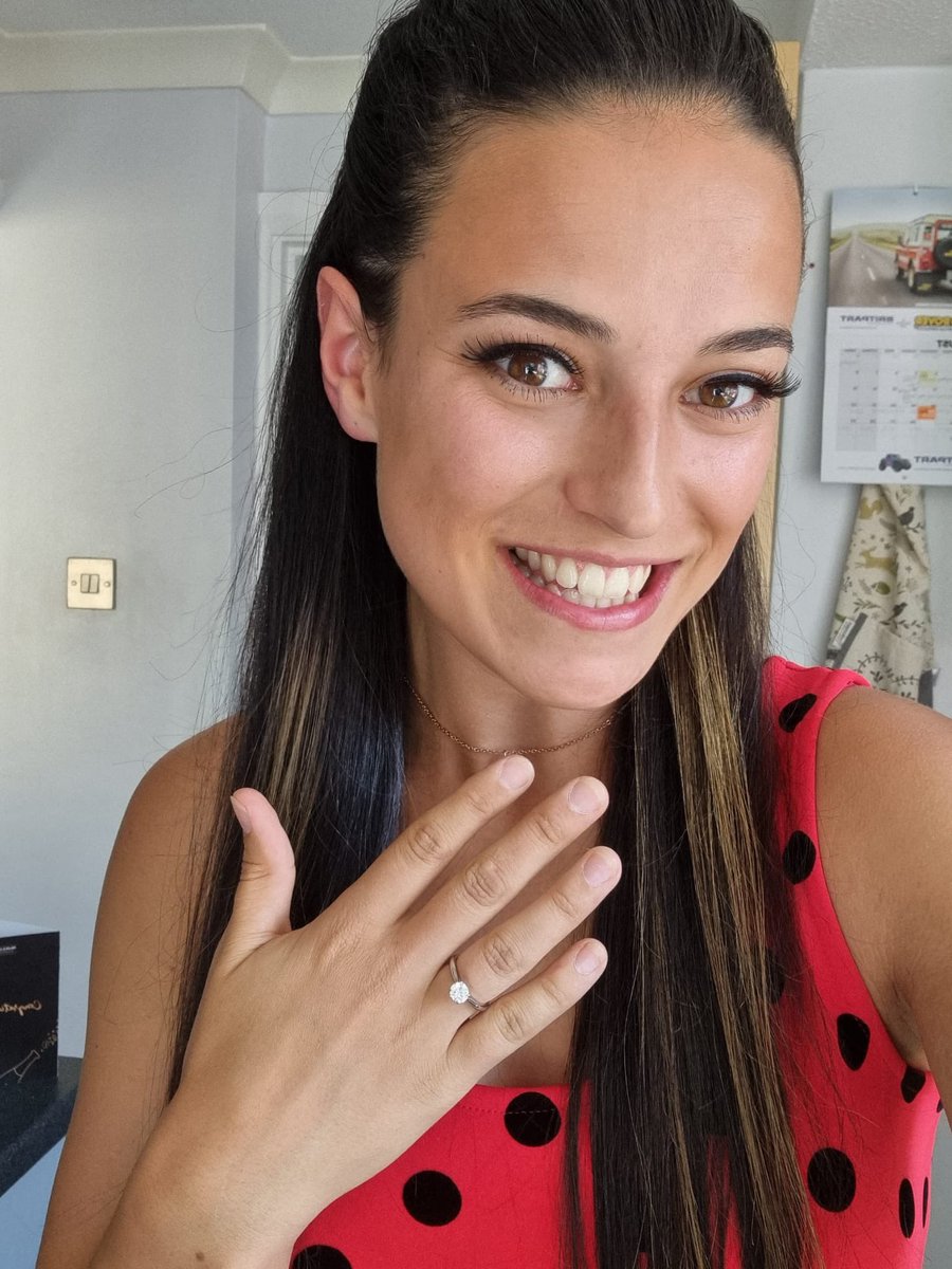 She said yes! #engaged #luckiestman