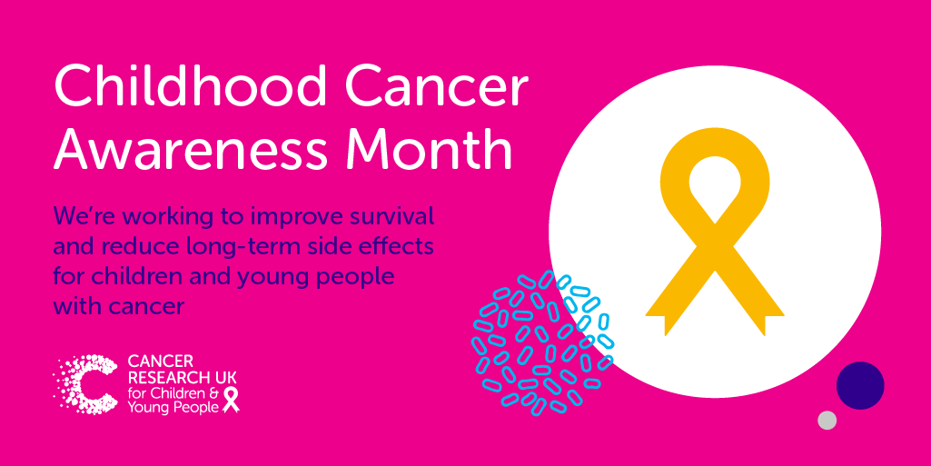 Cancer is different in children and young people. This Childhood Cancer Awareness Month, you can help support the research to beat it. If you can, please donate, here: bit.ly/3BpPmc0 #CRUKYoungPeople #CCAM