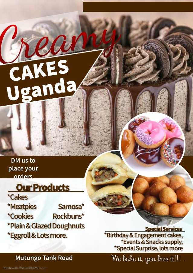 Creamy Cakes Uganda 💃🥳 on Twitter "Let us satisfy your cravings!!!!…