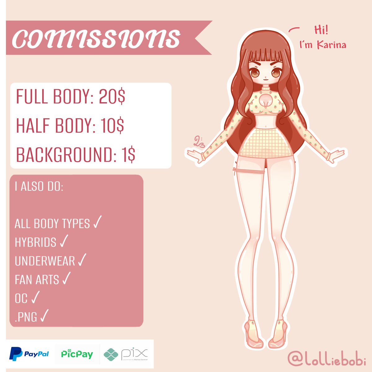 lolliebobi's tweet image. Comissions are OPEN! DM me🍓