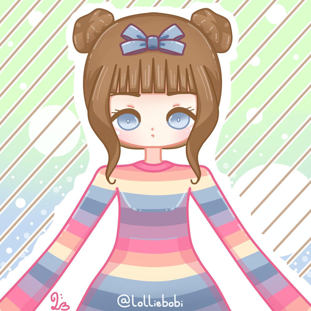 lolliebobi's tweet image. Let&apos;s start! ♡  🌼🌈