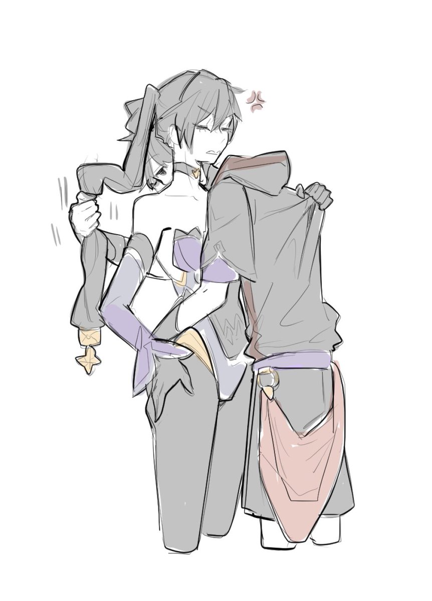 artwolfaja's tweet photo. No energy scaramona doodle 😖 https://t.co/v0mZQO7Ra7