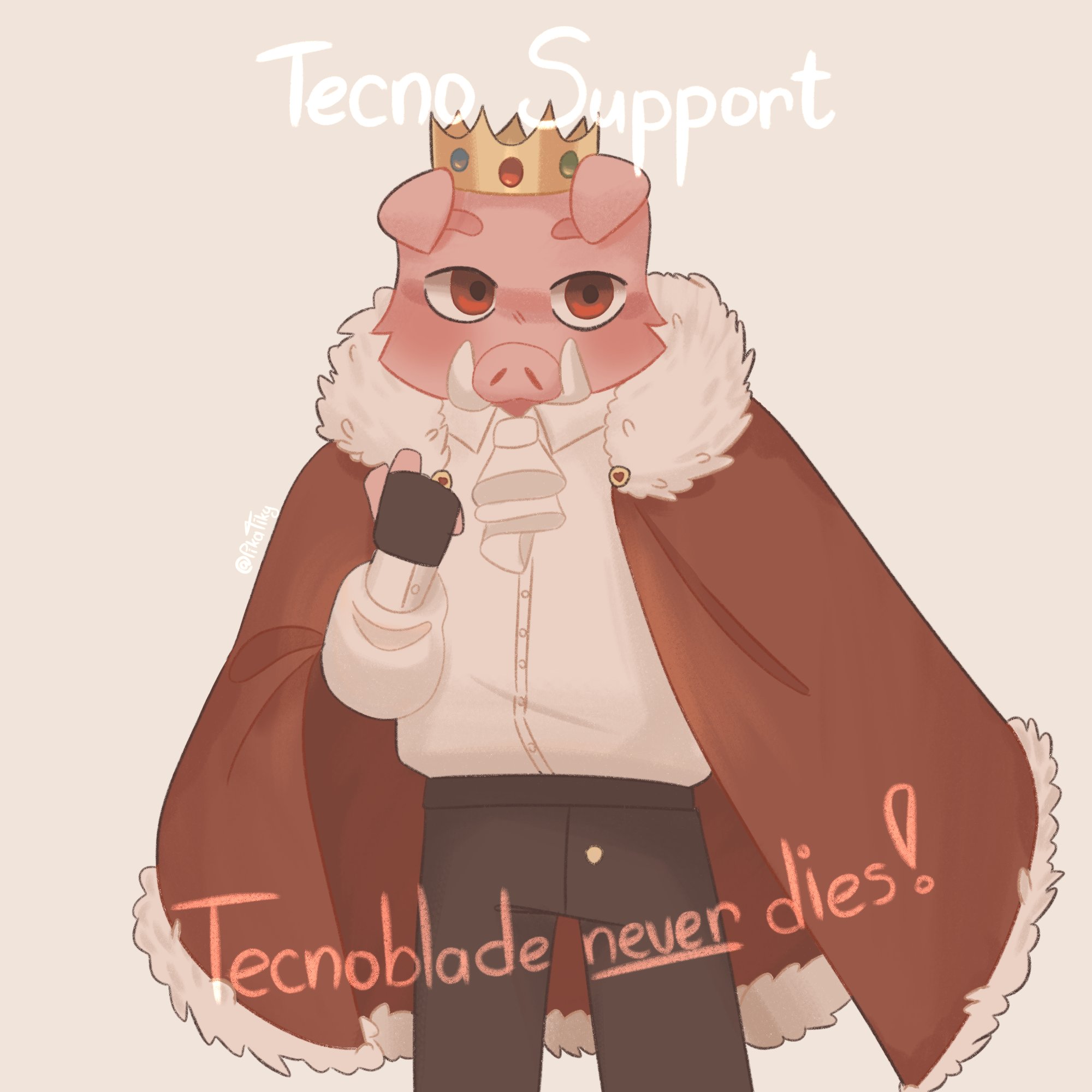 technoblade never dies fanart｜TikTok Search