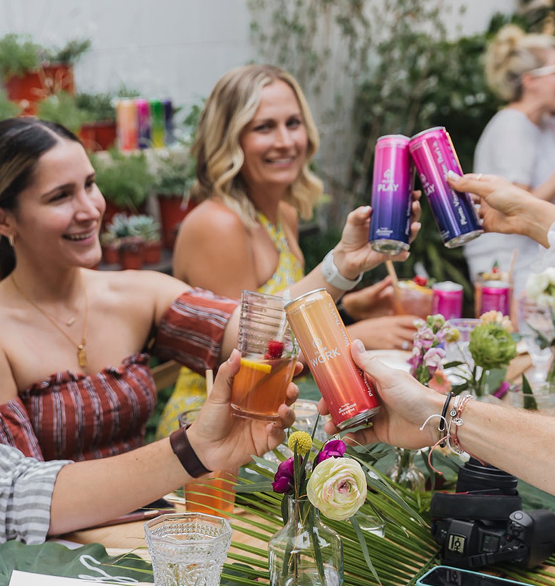 Mudedrinks's tweet photo. Here's to weekends! Whether you're working or playing, we gotcha! 🤸 
📷 @annastamatic 😍
#naturaltastenaturalbenefits https://t.co/H2LAzCRALm
