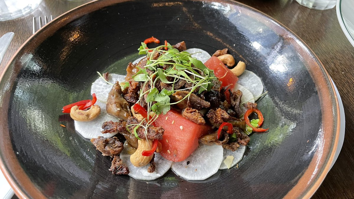 richardbagnold's tweet image. Lunch at The Ivy in Canary Wharf today - Oh dear, simply a hefty amount of things gone wrong (mainly in service) and detailed feedback given to say how it can be improved. #Trainingiskey