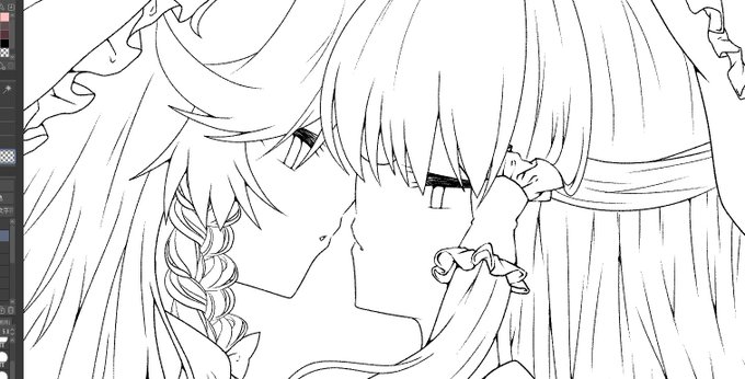 最近おバイクのツイートばっかだけどちゃんと原稿やって絵も描いてるよ! 