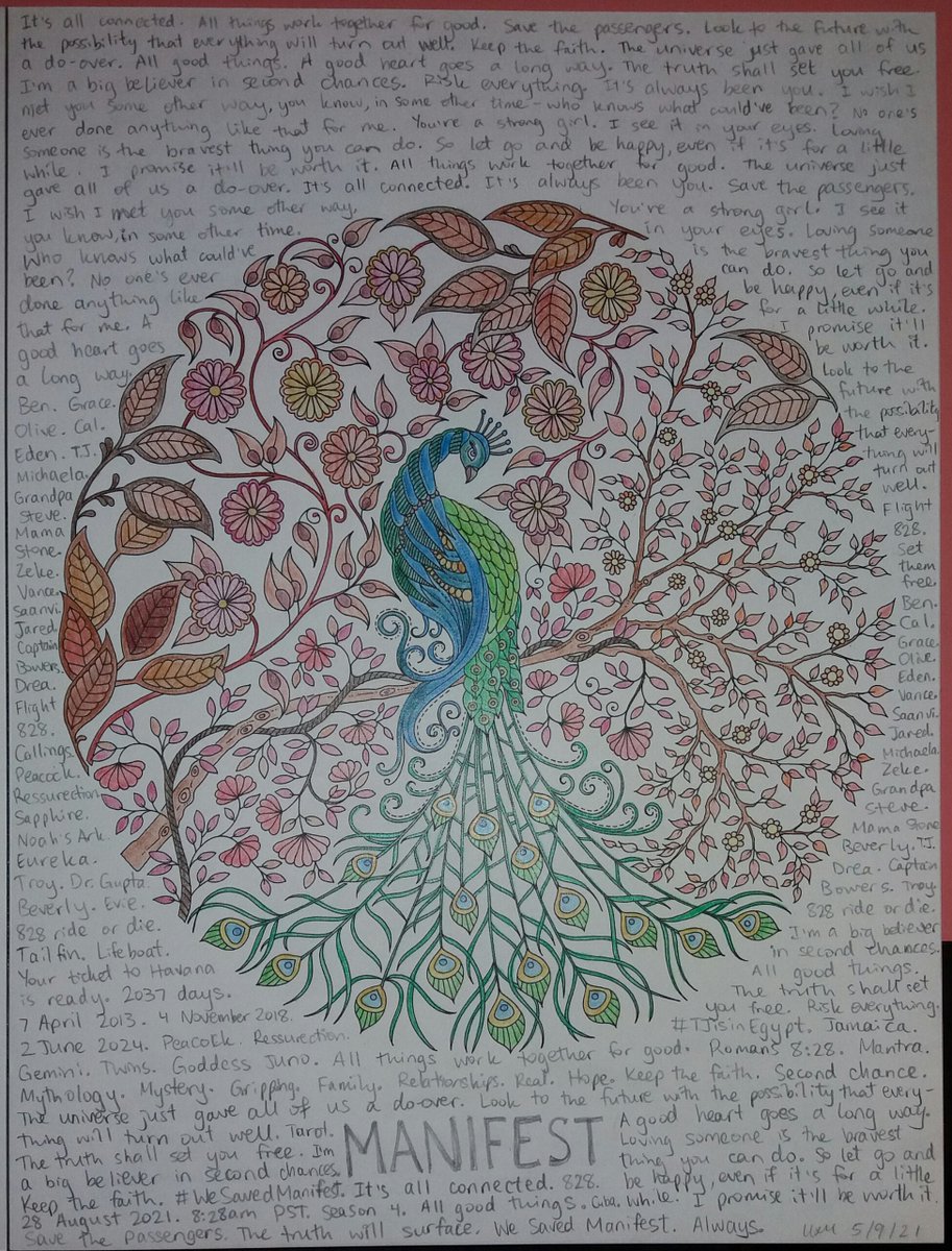 RT @itsunhee: Finished my peacock. Here's some more #828Art. 
#Manifest https://t.co/kLd8OLsYCM