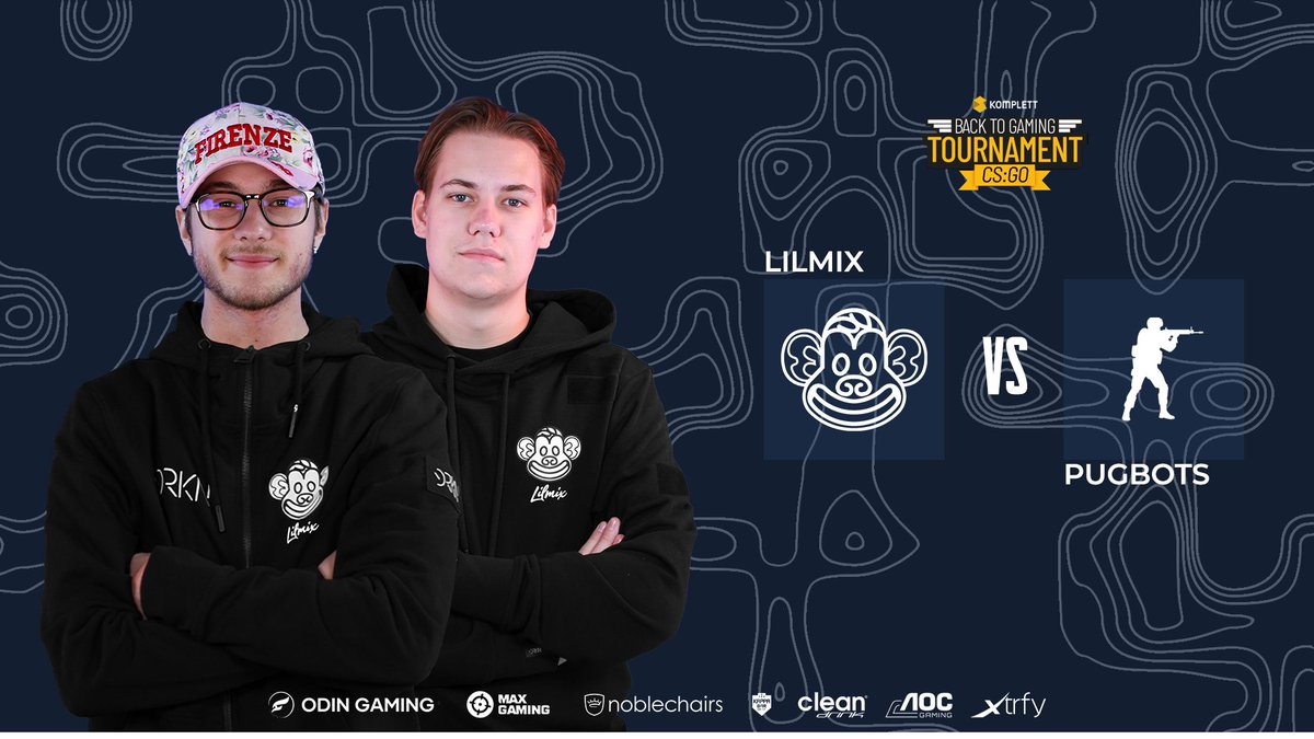 Lilmixgg's tweet image. [#CSGO]

It is time for Komplett Back To Gaming at @esportalcom, starting off with quarter final!

🆚: #Pugbots
🕓: 14:00 CEST
📺: twitch.tv/esportal

Full schedule can be seen here; esportal.com/tournament/194…

#Lilmix🐵