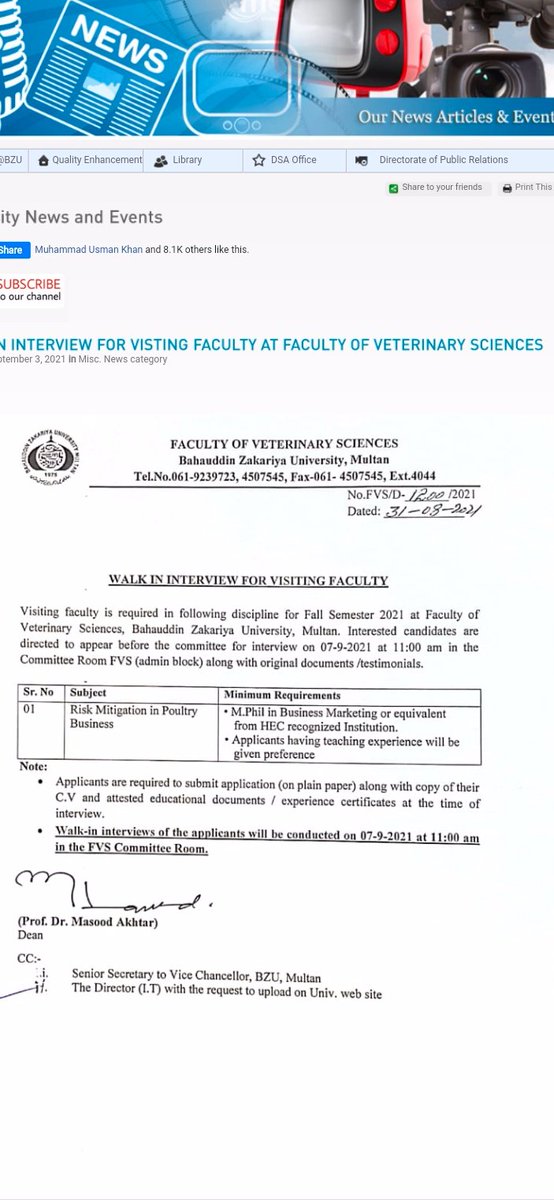 DrHAFIZ85602775's tweet photo. Visiting faculty must be banned in university and PhDs must be hired in relevant department on merit
#savePhDs 
#BanVisitingFaculty https://t.co/1APuUsybJe