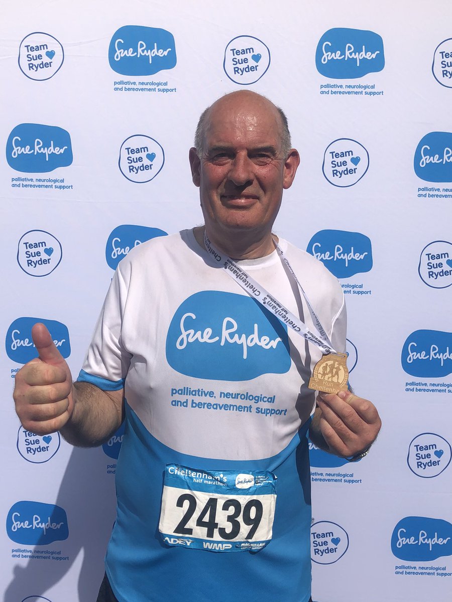 Pleased to have completed the #cheltenhamhalf and been part of a team that has raised over £6000 for #sueryderlechampton #sueryder #cheltenham #cheltenhamlife #GLOUCESTERSHIRE