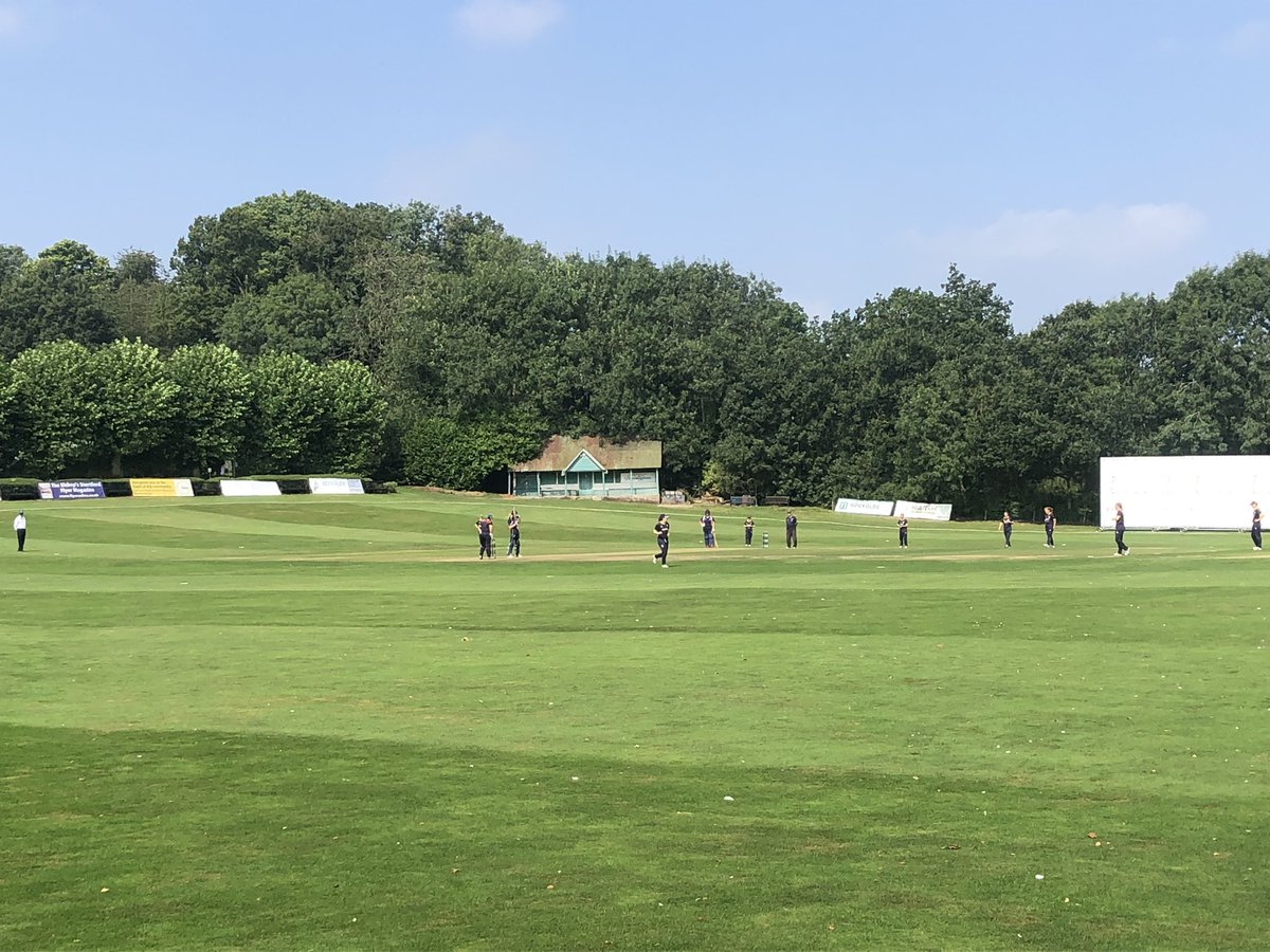 BSCCladies's tweet photo. Today we host @canterburyWcc _cc  at Cricketfield Lane. Its looking like a hot one for our last game of the season. https://t.co/5I3wcSAdnf