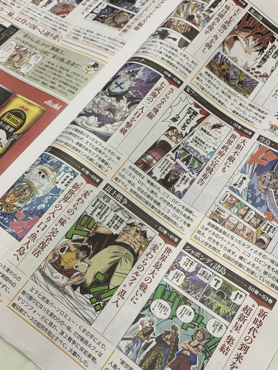 最強ジャンプ10月号の付録の小冊子「巻CHOPPER」 や、「毎日世界経済