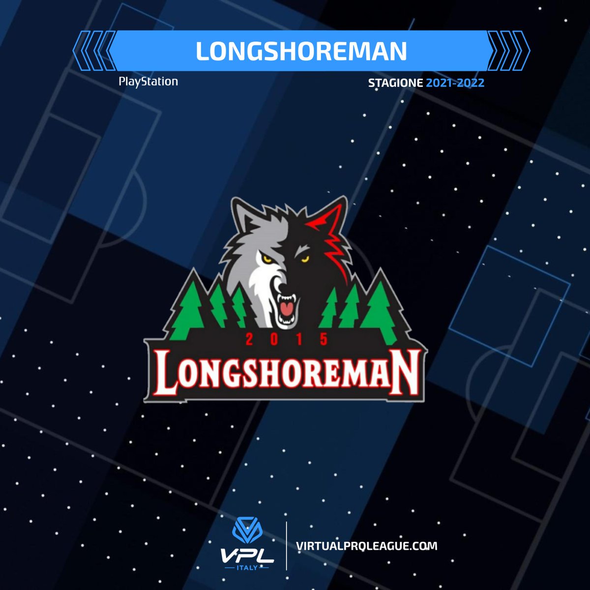 [#PlayStation]

📝Iscrizione confermata per i <a href="/LongshoremanFC/">Longshoreman FC</a>  ✅

🔗Link squadra con le pagine social📳
virtualproleague.com/portal/en/team…

🔗Link squadre Stagione 2021/2022 ✅
virtualproleague.com/portal/en/cham…

#virtualproleague #vplitaly #season2021_2022 #proclub #esports #campionatovirtuale