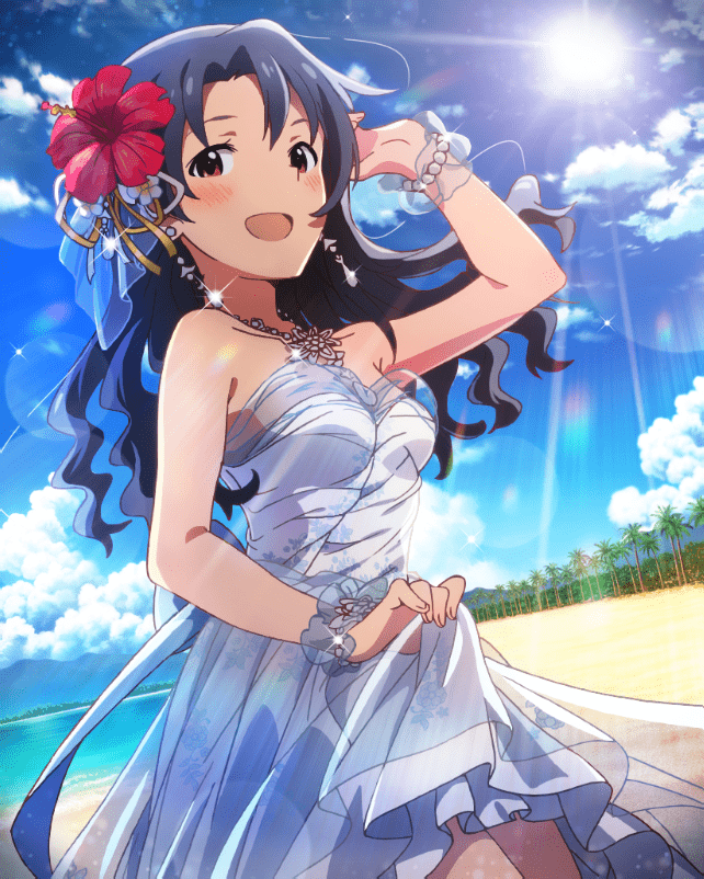 白いドレスのマーメイド 高山紗代子