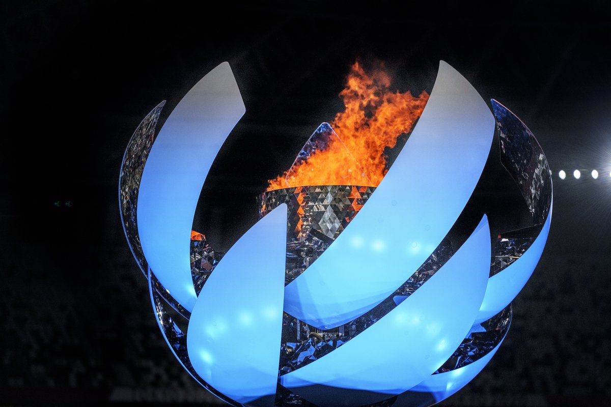Et la #FlammeParalympique attend sagement les athlètes... 🔥

#ClosingCeremony | #JeuxParalympiques | #Tokyo2020