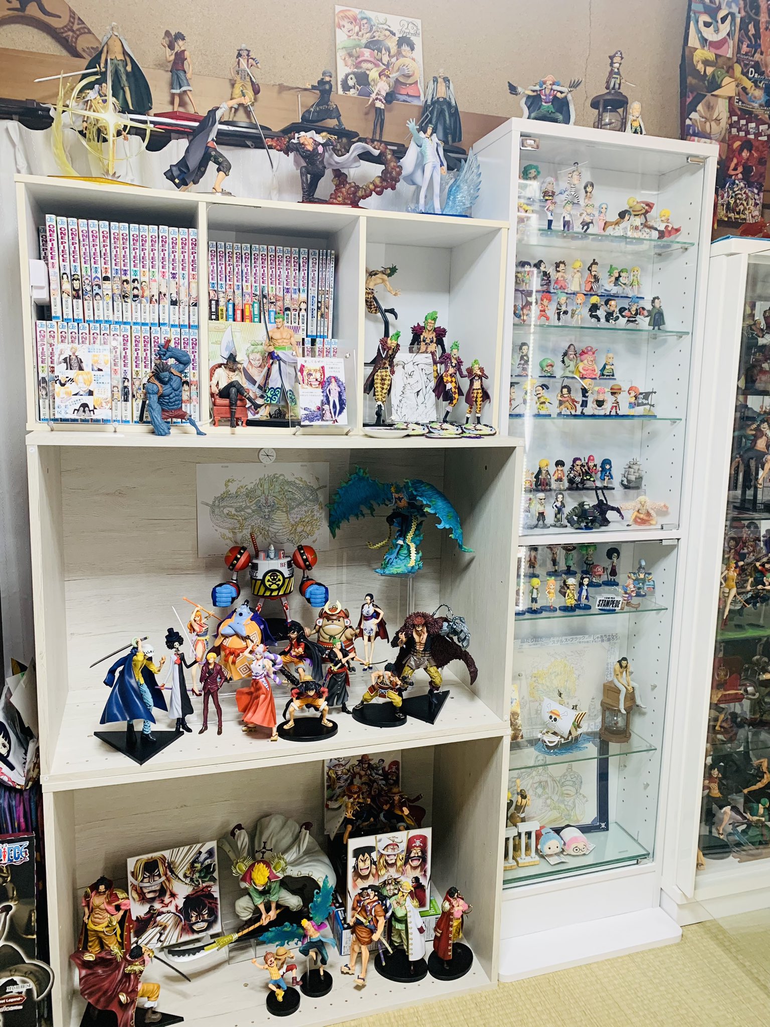 こば Ff様が増えてきたので久々にワンピースフィギュア部屋の紹介します フィギュアを集めだして約１年と9ヶ月 載せれない画像はリプに乗せますね ワンピース部屋 ワンピース好きさんと繋がりたい ワンピースフィギュアを投稿しよう いいねか