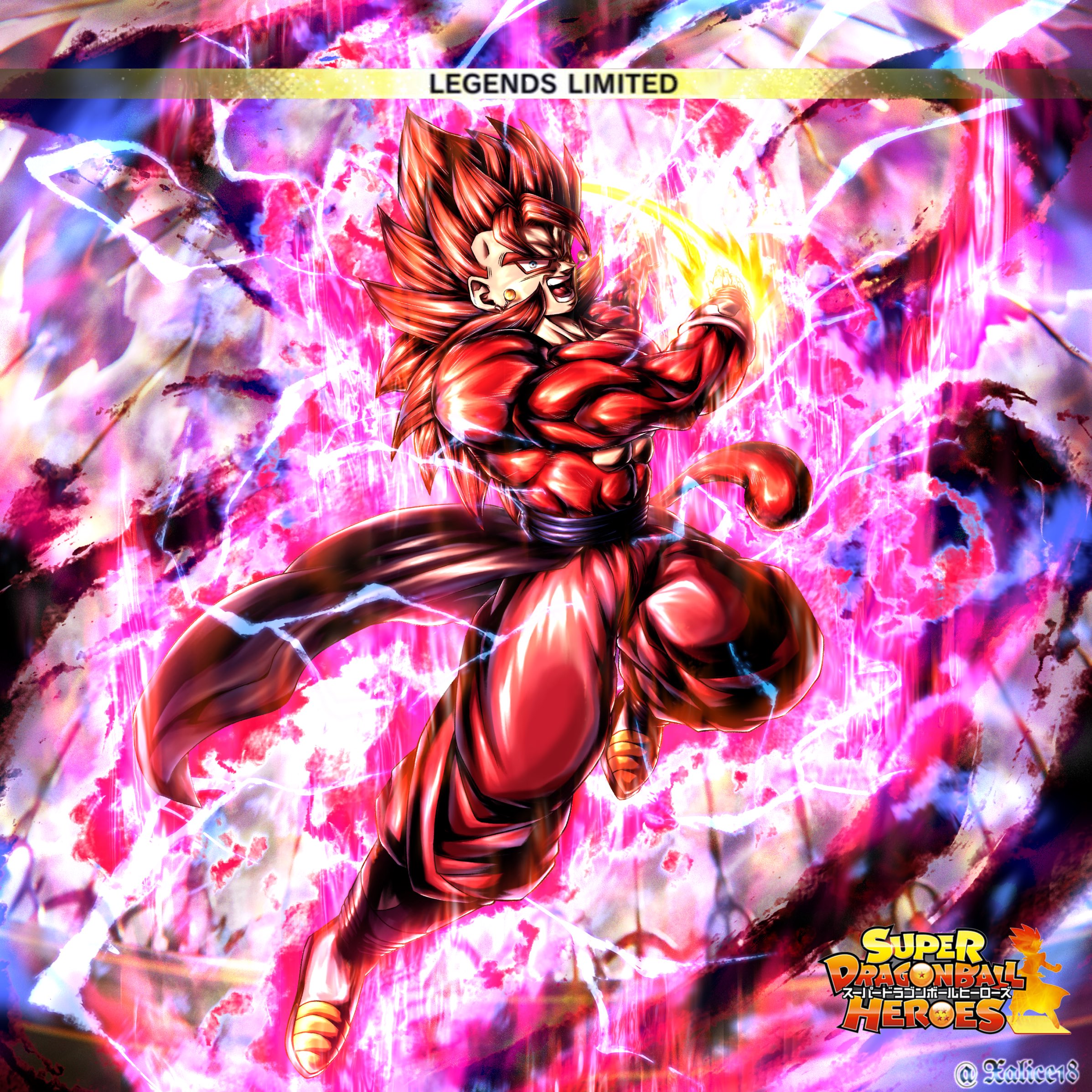 『ゴジータ＆ベジット 超サイヤ人4』サンプルカード ドラゴンボールヒーローズ ゴジータ＆ベジット 超サイヤ人4』サンプルカード
