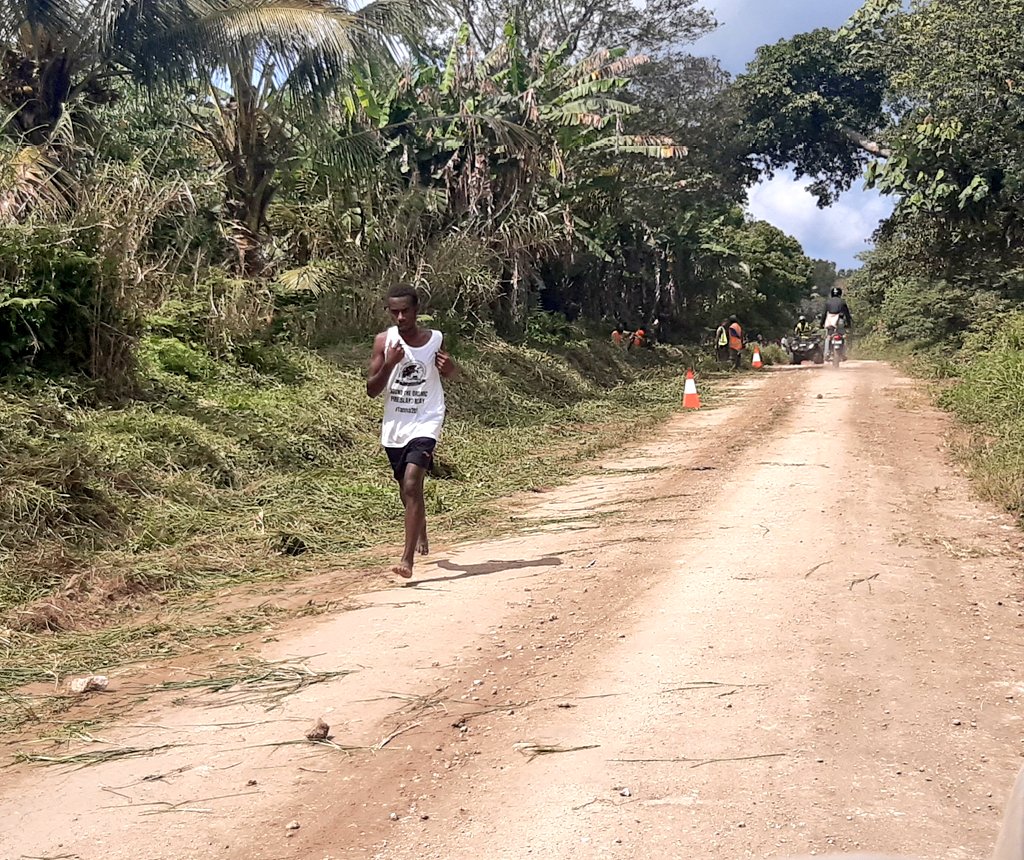Tanna round island relay a successful side event of NWA 2021. #Tanna #RoundIslandRelay #Vanuatu_i_redi