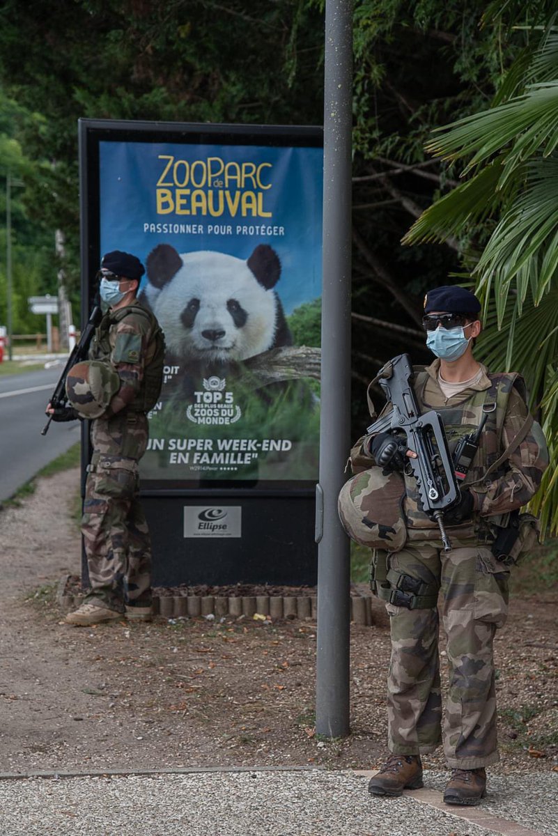 Nos #Réservistes étaient déployés cet été en mission Sentinelle au @zoobeauval, l’occasion pour eux de déployer leurs compétences et protéger nos concitoyens. 
Retour en images 📸

#RéserveTerre
#NotreDéfense #FiersDeNosRéservistes