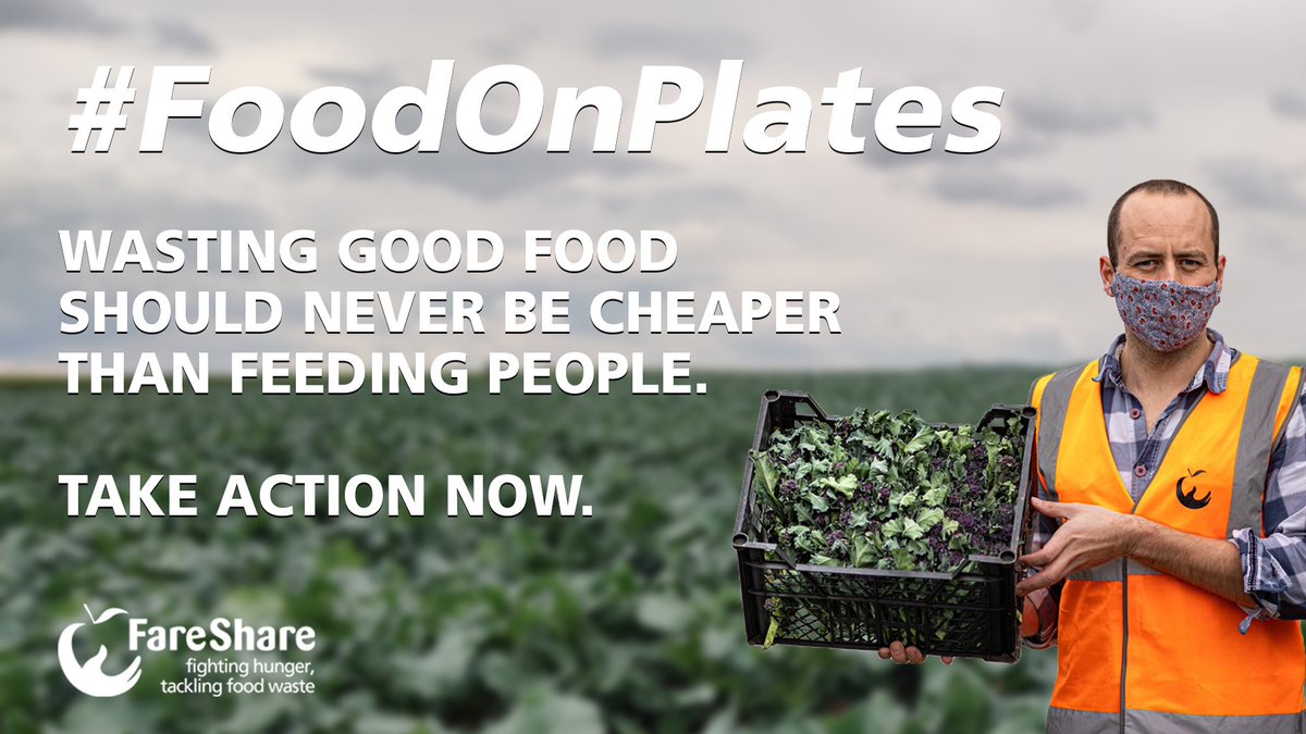 Over 2 million tonnes of edible food is wasted on farms and in factories every year – perfectly good food that could be going to feed people. See <a href="/FareShareUK/">FareShare</a> #FoodOnPlates initiative and how you can act at &gt;&gt; foodonplates.org 
#NotGoingToWaste