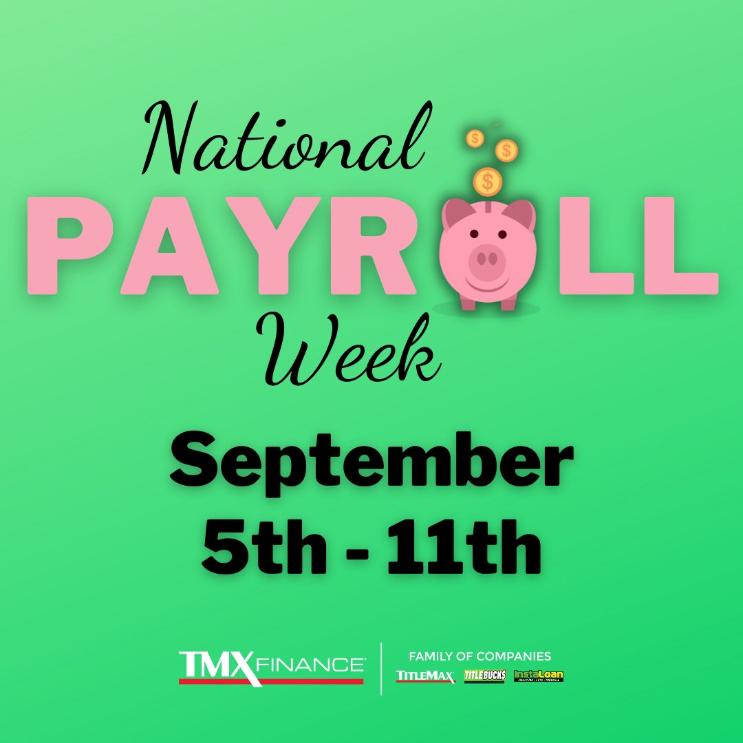 TMXCompanies's tweet image. Happy National Payroll Week! Don’t forget to give our Payroll team a shoutout to let them know how much you appreciate them all week long! #NationalPayrollWeek #TMXFamily