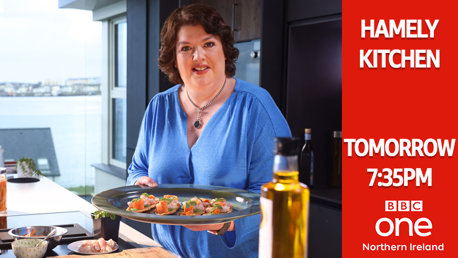 Chef and writer <a href="/paula_mcintyre/">Paula McIntyre MBE</a> looks to the past and her own Ulster-Scots heritage to serve up mouth-watering recipes crafted from the finest local ingredients in Paula McIntyre's Hamely Kitchen 👩‍🍳