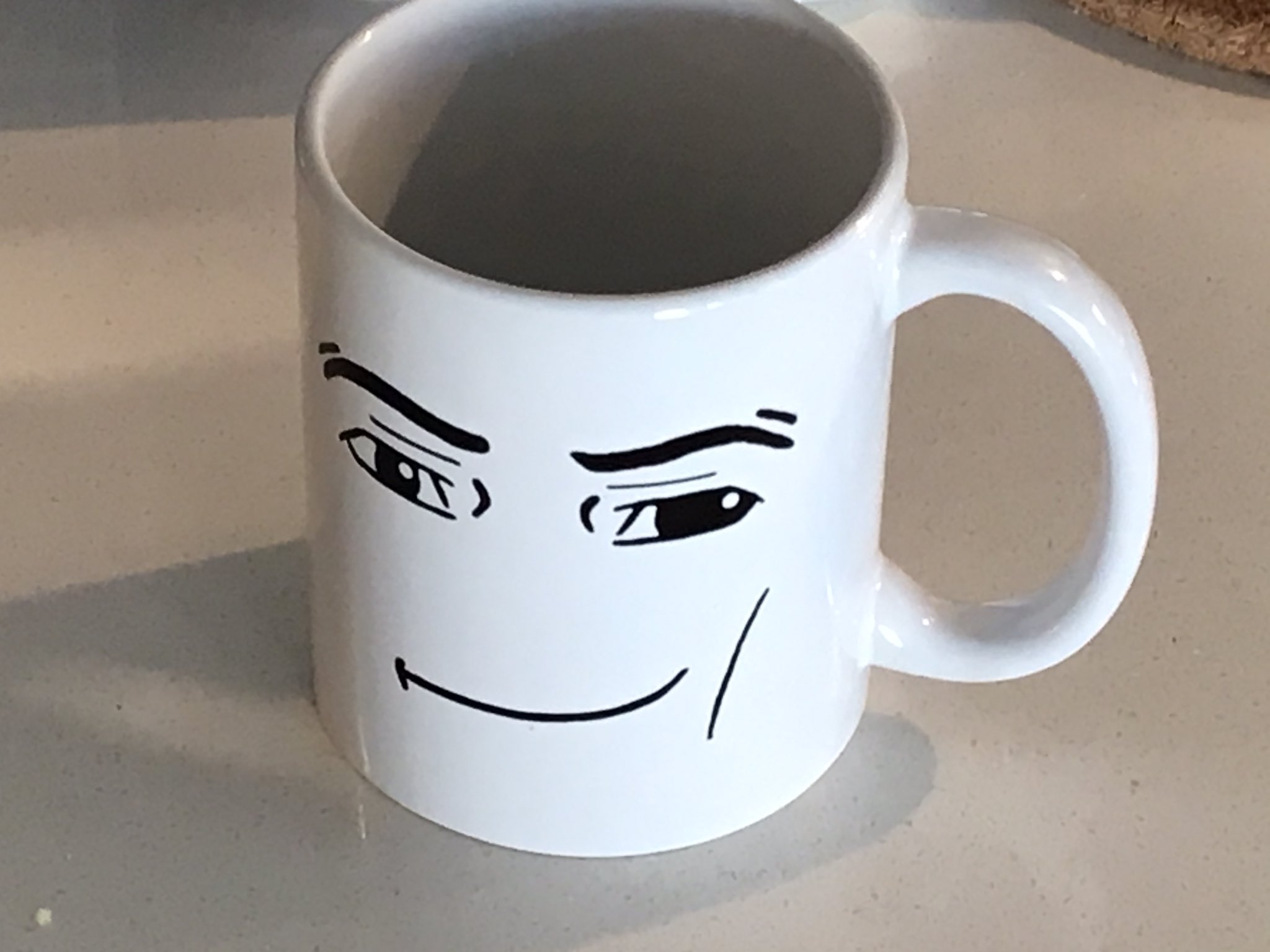 Roblox Man Face Mug 