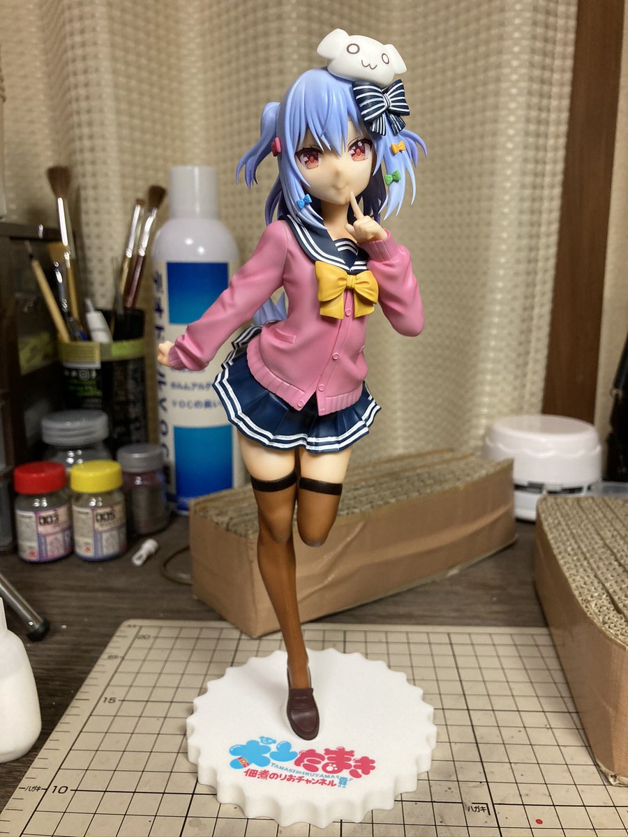 日本製・綿100% Vtuber 犬山たまき ガレージキット組立塗装済完成品