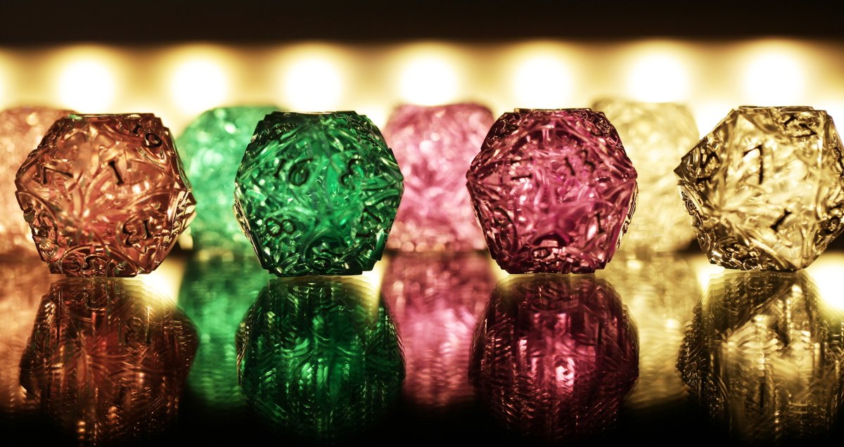 KakapopoTCG's tweet photo. Endless Dice Prototype transparent D20s take 2!
#dice #diceporn #resindice #dnd #dicegoblin #customdice #dnd5e #ttrpg #dicemaker #d20
#endlessdice #crystaldice #diceart #dnddice #glassdice https://t.co/6GO0N7mzZp