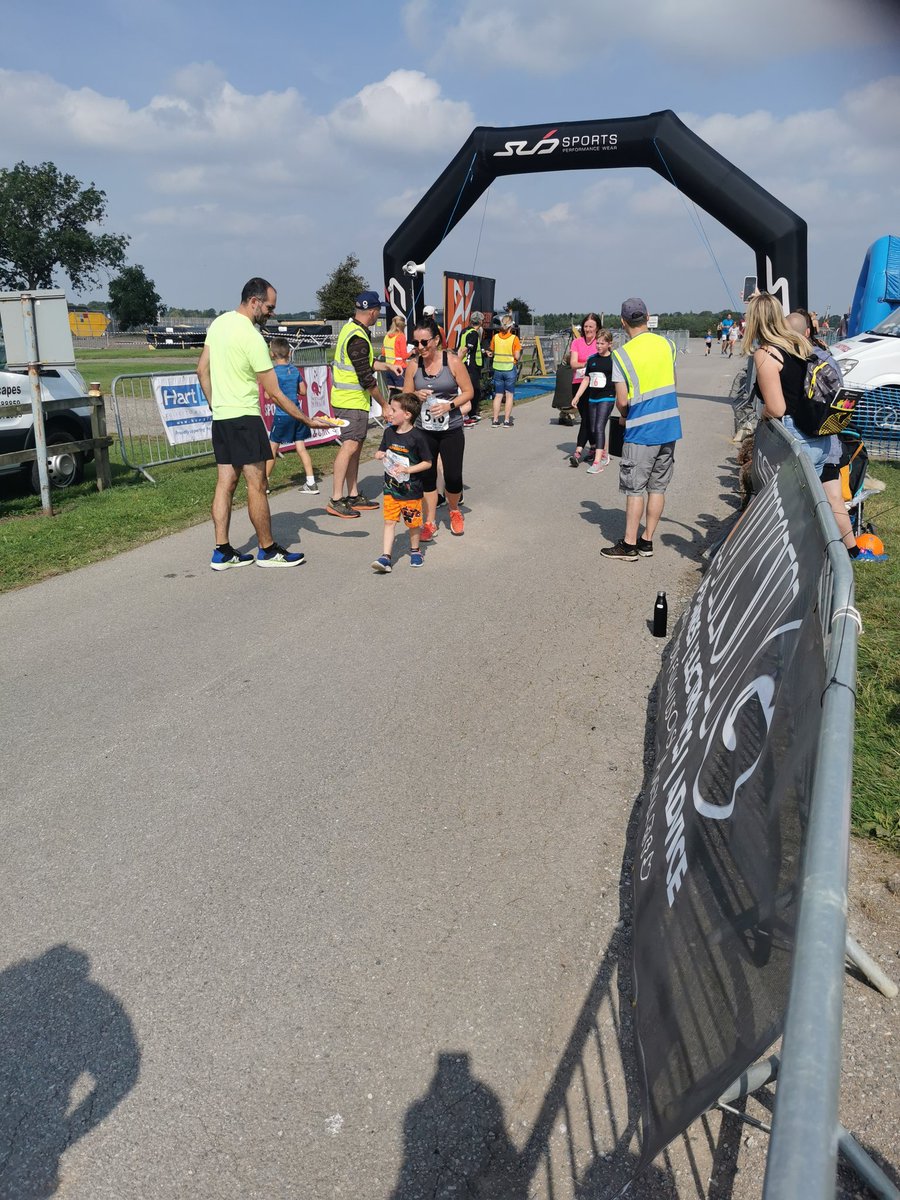 Alex finishing the wetherby 10k (kids run!) @WCPSc2026 <a href="/JeniJ22/">Jeni Lowrie</a>