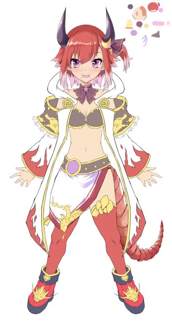 パーツ分けと下地の色、全部置いた～～
一日掛かりの作業になってしまった・・・
でも、可愛く出来てる! 