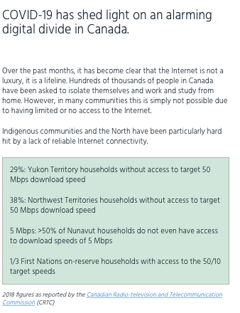 cblackst's tweet image. Today's #askyourcandidates   The very remote and sparsely populated International Space Station has great connectivity so why do only 1/3 of First Nations in Canada have access to broadband?